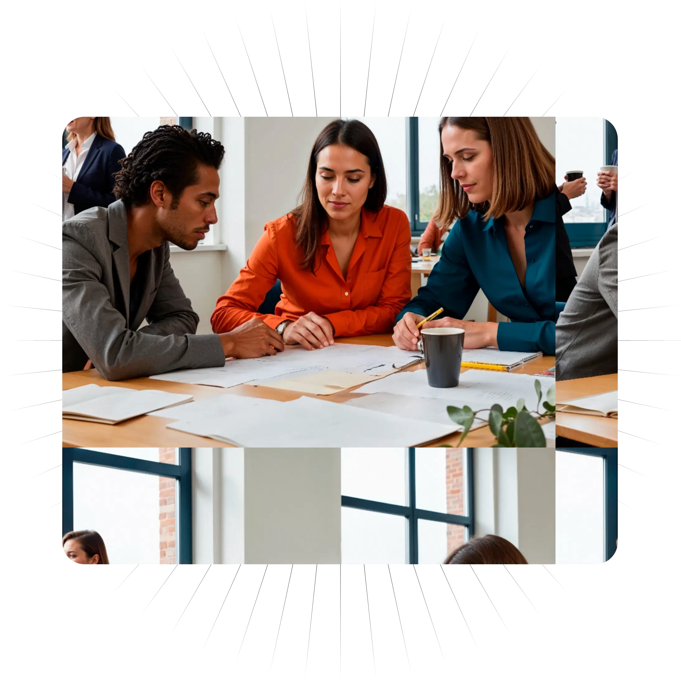 Team collaboration meeting